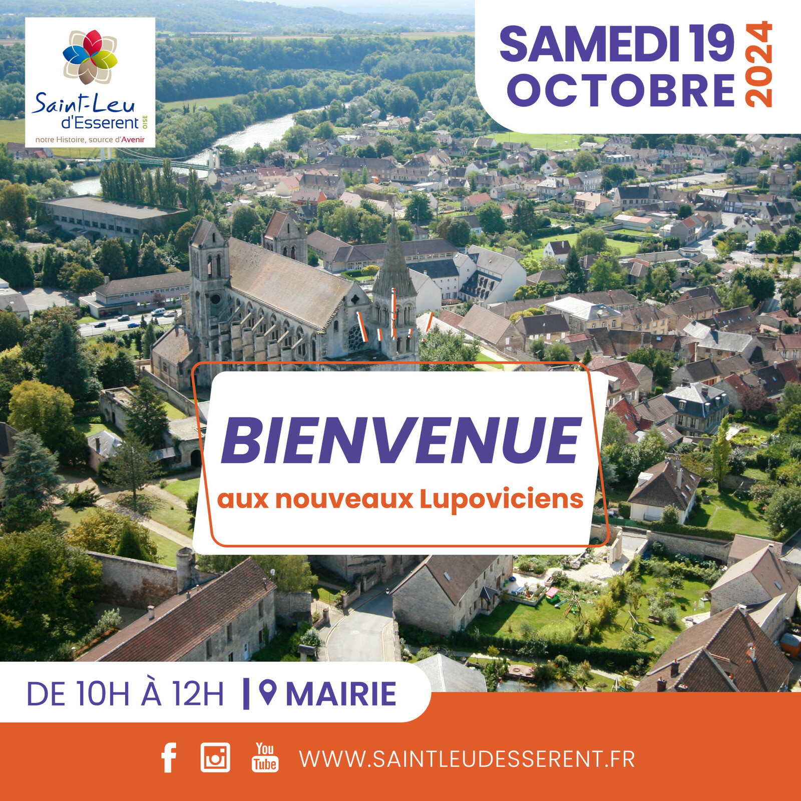 affiche de l'évènement Matinée d'accueil des nouveaux arrivants